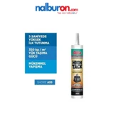 Akfix High Tack Genel Amaçlı Montaj Yapıştırıcı Beyaz Korniş Yapıştırıcı Silikon 290 Ml - 2