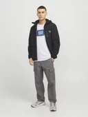 JACK JONES Yazı Baskılı Erkek Tişört 12268477 - 3