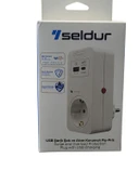 Seldur USB Hızlı Şarjlı Şok ve Akım Korumalı Fiş Priz - 2