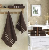 Banyo Havlu Seti 4 Lü Bale Premium - 70X140cm x2 / 50x90cm x2 - 1