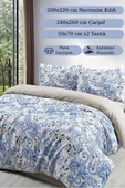 Çift Kişilik Nevresim Takımı 4 Parça Hürrem Çok Renkli - 200x220 - 1