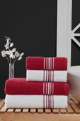 Elvin 4'lü Banyo Havlusu Seti 50x90 + 70x140 Cm - 1