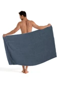 4 Lü Banyo Havlusu Seti Dora Indigo - 70x140 - 7