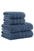 4 Lü Banyo Havlusu Seti Dora Indigo - 70x140 - 5