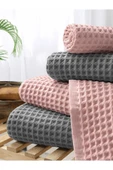 Plaj Havlusu 4 Lü Havlu Takımı Torshon Korent 40x80 - 70x140 - 3