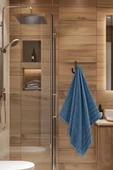 4 Lü Banyo Havlusu Seti Dora Indigo - 70x140 - 1