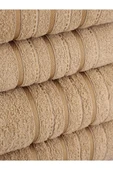 4 Lü Banyo Havlusu Seti Dora Bej - 70x140 - 4