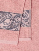 4 lü Pamuk Şal Havlu Seti Jakarlı Yumuşak Doku - Renkli 50x90 cm thumbnail 8