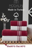 4 Lü Banyo Havlusu Seti Elvin - 70x140 - 4
