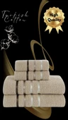 Banyo Havlu Seti 4 Lü Bale Premium - 70X140cm x2 / 50x90cm x2 - 4