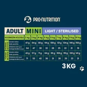 Pro Nutrition Prestige Sterilised Light Mini Tavuklu Küçük Irk Yetişkin Köpek Maması 3Kg - 2