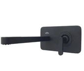 İtalyan Webert Living Ankstre Lavabo Bataryası 16 cm Mat Siyah - 2