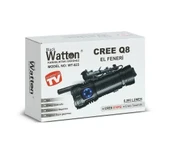 WATTON WT-623/8+1 LED ŞARJLI EL FENERİ - 3