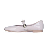 Ayakcenter Hr2 Herbro Krem Rugan Kadın Babet thumbnail 2