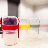 Kaşıklı Müsli Kabı 1100 ml - 4