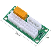 4326 Power Supply Güç Kaynağı Atx Dual Psu 24+4 pin Fan Çoklayıcı - 1