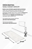 Dijidekor Işıltı Koleksiyonu Model160 Süngerli Dijital Baskılı Saçaksız Mutfak Halısı Yolluk - 2