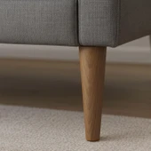 8 Adet Ahşap Ayak 15 Cm Ceviz M8 Civatalı Bağlantı Aparatlı Dolap Mobilya Koltuk Kanepe Destek Ayağı Ayakları - 4