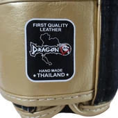 DragonDo DRGN-G3 Hakiki Deri Boks Eldiveni Gold Muay Thai Eldiveni - 2