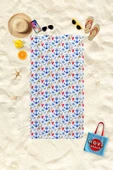 MoveBeach Desenli Plaj Havlusu, Banyo Havlusu - 1