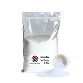 SUPERFIX TAŞ TOZU HOBİ HARCI OBJE MUMLUK HEYKEL SAKSI TEPSİ YAPIMI İÇİN KAR BEYAZ DÖKÜM TOZU 5 KG - 1
