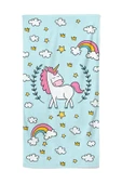 MoveBeach Unicorn Desenli Çocuk Plaj Havlusu, Banyo Havlusu - 2