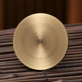 Mühür Mumu Pirinç Damga 50mm 3D Lotus Desen A + Sandal Ağacı Sap thumbnail 5