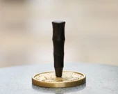 Mühür Mumu Pirinç Damga 50mm 3D Lotus Desen A + Sandal Ağacı Sap thumbnail 4