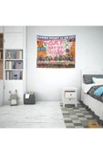 move home Desenli kumaş duvar örtüsü,duvar halısı - 6