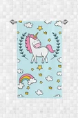 move home Çok Amaçlı Unicorn Desenli Dekoratif Havlu 30x50cm 2 Adet - 4