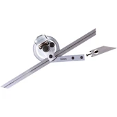 ASIMETO 300mm AÇI ÖLÇER 1-ÇUBUK BÜYÜTEÇLİ - 1