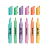 KORES FOSFORLU KALEM HIGH LINER PLUS 6 LI SET - 3