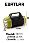 Solarlı El Feneri 6 MODLU Şarjlı Güneş Enerjili 31 COB LED Kamp Lambası Işığı Powerbank TYPE-C 8207 - 5