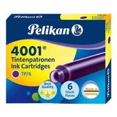 PELİKAN DOLMAKALEM KARTUŞU 4001 KÜÇÜK SİYAH 6 LI - 1