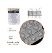 Carub 12V Parmak Lamba Led Camlı Soft Beyaz 10 Lu Br0409928 - 2