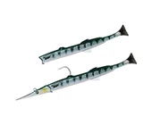 Savage Gear Needlefish Pulsetail 2+1 18 Cm 26G Silikon Yem Pearl White Silver thumbnail 2