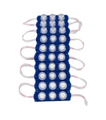 Parmak Lamba 3 Ledli Mavi 12V 10 Lu  Set - 1