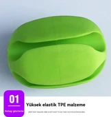 Qyouth Tutucu Topu Tcherchi Silikon Parça Olta Luya Koruyucu Kaydırmaz Kamış Çubuk 3 Wx - 1