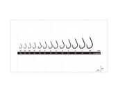 Hayabusa Hızu 912 Kısa Dövme Olta İğnesi 15'li Paket Nikel No: 5 thumbnail 1