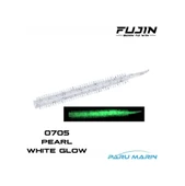 Fujin Yummy Sandworm Silikon Yem Pearl White Glow 7cm. Pearl White Glow thumbnail 1