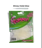 Fujin Yummy Sandworm 7cm Lrf Silikonu 20'li Shirasu Violet Glow Shirasu Violet - 1