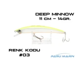 3410 Deeplure Deep Minnow 110Mm 14Gr Renk: 03 (547172281) thumbnail 1