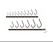 Hayabusa Hchn 018 Delikli Papağan Olta İğnesi Black Nikel No:2 thumbnail 3