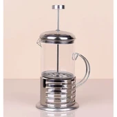 Periboia Çelik Kulplu Cam French Press - 350 ml - 2