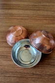 İşlemeli Bakır Çorba,Salata,Ayran Kasesi - 2