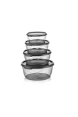 Trade Bazaar Yuvarlak Saklama Kabı 4'lü (300-700-1100-1750 ml) - 1