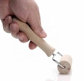 Ahşap Saplı Rulo Merdane, Oklava, Ahşap Spatula, Pürüzsüz Oklava Pizza Börek Açma - 4