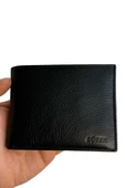 Siyah Hakiki Deri Çıkarılabilir İç Bölmeli Yatay Model Klasik Erkek Cüzdan - XD-3017 thumbnail 1