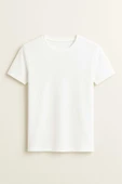 Valmira Erkek Siyah %100 Pamuk Slim Fit Dar Kesim Bisiklet Yaka Basic Tişört - 1