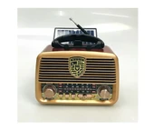 Powerdex RX-BT1110S Retro Radyo Solar Enerjili, Bluetooth, Usb, Fm/am/sw Kahverengi - 2